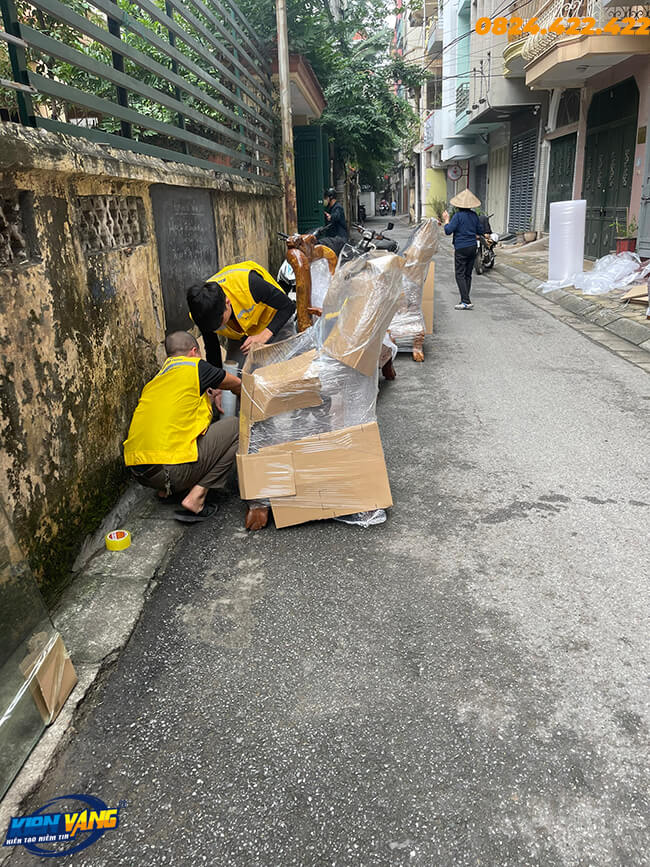 Dịch vụ chuyển nhà trọn gói tại quận Tây Hồ của Kiến Vàng
